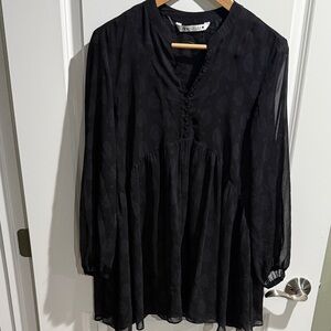 Elegant Black Women's Dress